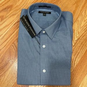 Banana republic never worn slim fit button up size L